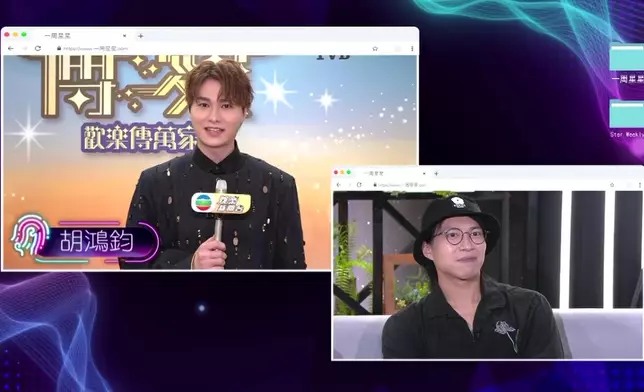 TVB 娛樂訪談節目《一周星星》，星期日晚 10 點 35 分播出第十九集，請來了無綫綜藝節目《試真 D》其中四位主持江美儀、朱敏瀚、曾展望 GM 及吳業坤擔任嘉賓