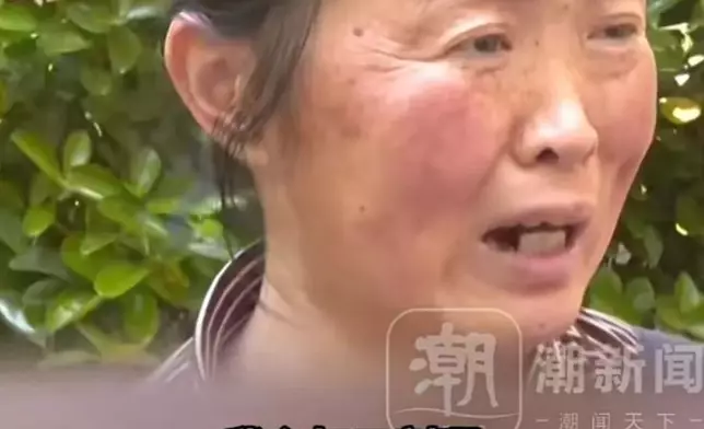 河南翁私裝繩索防粟米被破壞，13歲少年騎單車遭「割喉」一段氣管仍未尋回。微博影片截圖