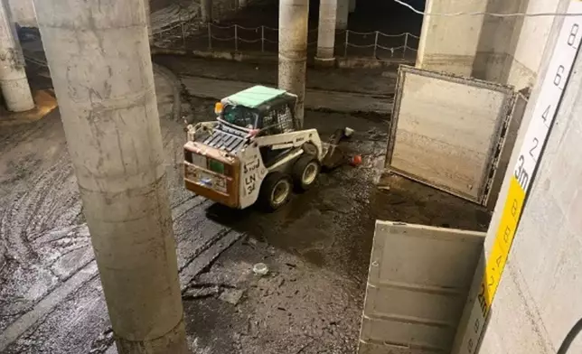 完成跑馬地地下蓄洪池的清淤工作。下水水 Drainy FB