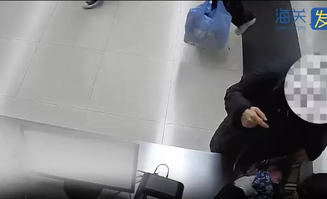 中國海關總署影片截圖