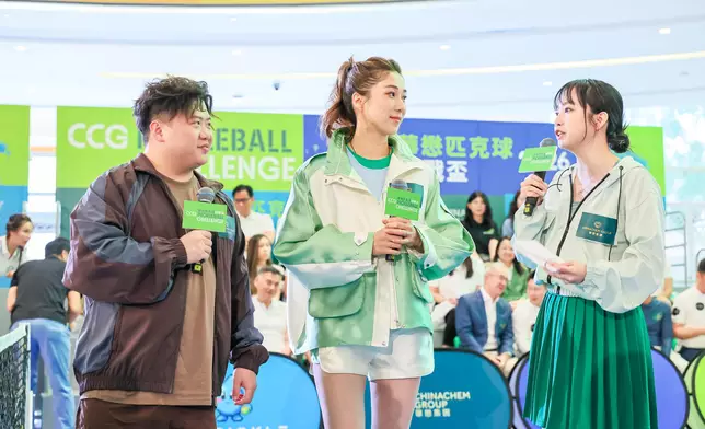 Fatboy與鍾嘉欣互動默契十足。