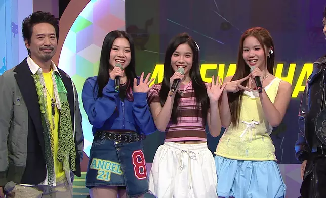 （左起）良玳瑩Crystal、繆昀希Charlotte、楊秉頤Caitlin