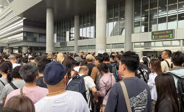 羅湖口岸。Threads圖片