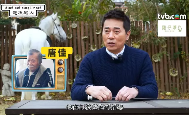 遇到第二位伯樂唐佳，做替身武師。