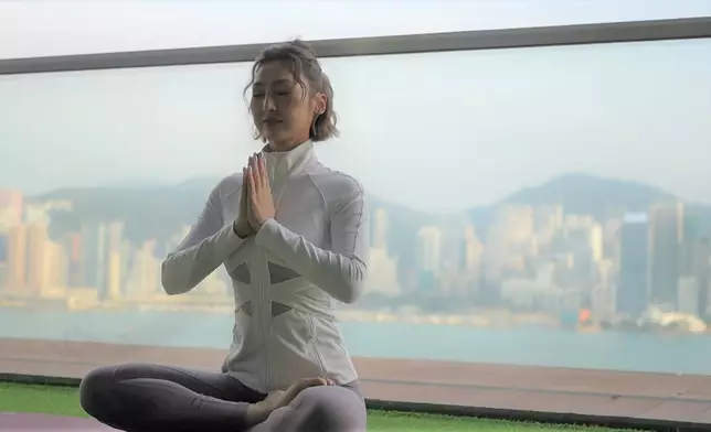 所有運動當中，高海寧最喜歡做瑜伽。