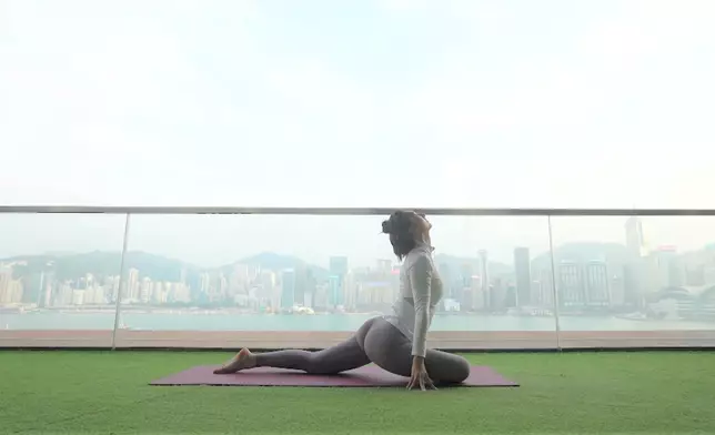 所有運動當中，高海寧最喜歡做瑜伽。