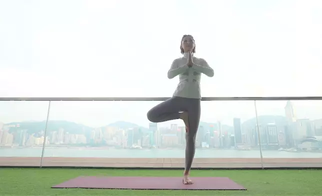 所有運動當中，高海寧最喜歡做瑜伽。