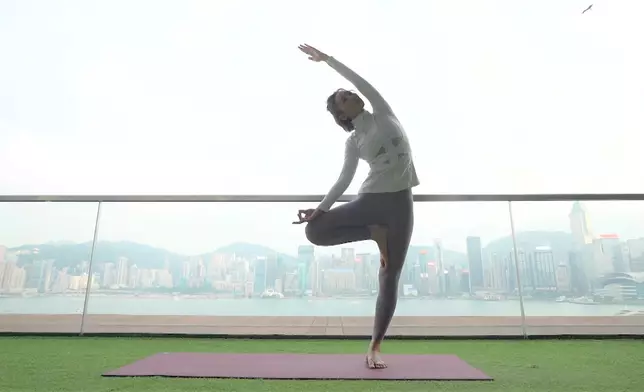 所有運動當中，高海寧最喜歡做瑜伽。