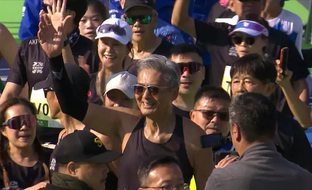 周潤發是圈中出名的跑步好手。