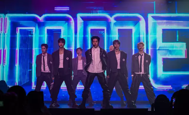 NEXZ演唱多首大熱歌曲。主辦單位提供圖片