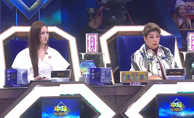 海兒聞得子睿自稱「靚仔咗」，即皺眉兼扁嘴。