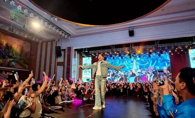 古淖文日前在佛山舉行《古動心聲淖文復活夜》。