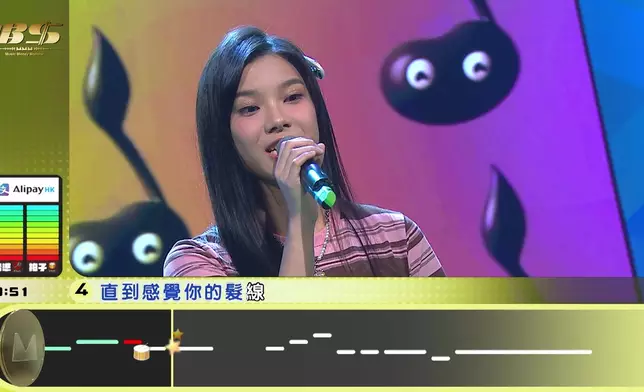 唱歌又淡定，睇吓佢係淡定過Eric Kwok架咯。