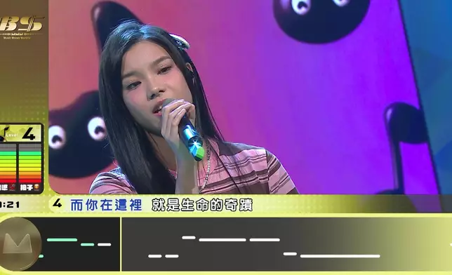 唱歌又淡定，睇吓佢係淡定過Eric Kwok架咯。