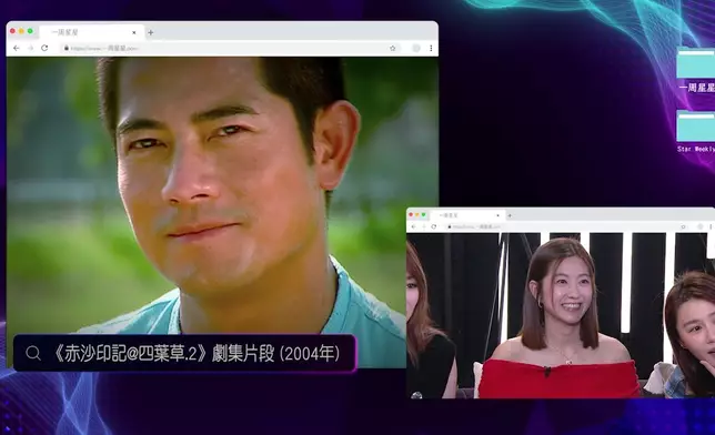 片中驚現郭富城撞跌踩單車的Yoyo。