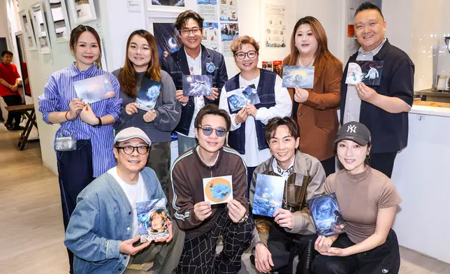 歷屆《中年好聲音》好友黃博、顏志恒、丁文俊、林彥言、李泇霖、梁浩賢、曹越等到場見證。