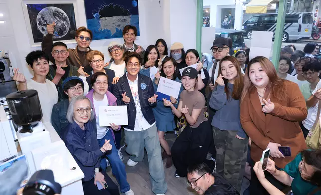 所有得獎者與啟豪邀請之嘉賓合照。