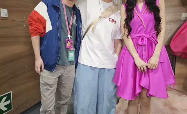 左起：陳恩碩、強尼、阿妹@LollyTalk