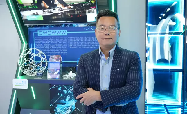 翱驊創意主席溫偉麟。巴士的報記者攝