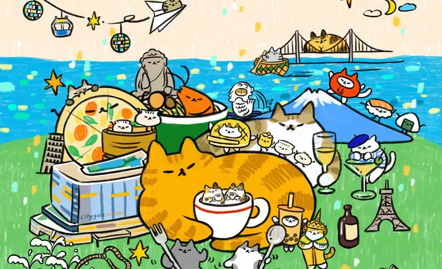 「嚐遊滋味」企劃融入 Tattoo on Friday 的創意藝術元素，破格打造充滿玩味的「喵」遊之旅，帶大家用味蕾環遊世界！