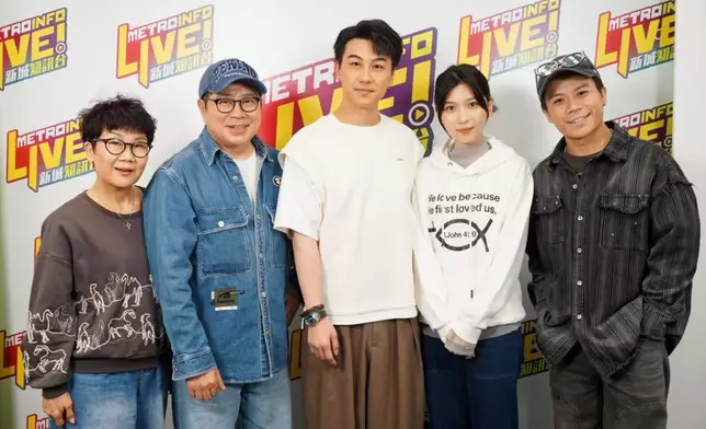 左起：李有毅太太、李有毅、譚永浩、譚永浩KOL女朋友杜小喬、李國煒