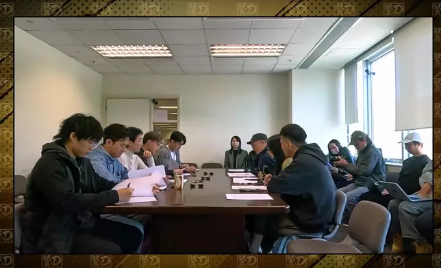 正式拍攝之前，佢哋仲特登召開咗製作會議，勁認真。