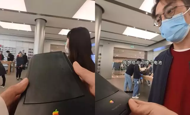 在該店工作近12年的職員見到實物後，顯得十分驚訝。網上圖片