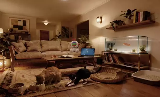 有伸懶腰好Cute。