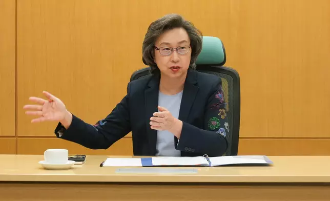 公務員事務局局長楊何蓓茵。楊何蓓茵 Ingrid Yeung FB