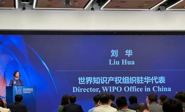 世界知識產權組織駐華代表劉華。巴士的報記者攝