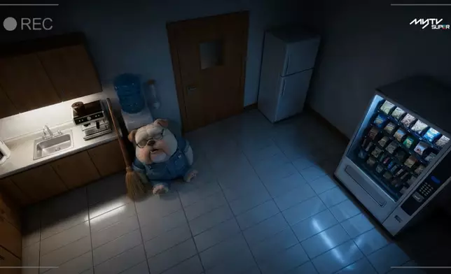 貓貓阿星、肥狗阿花及水豚着力演出《OT無限Loop》。