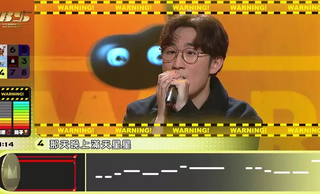 第二位參賽者楊卓就投入不少歌唱比賽。