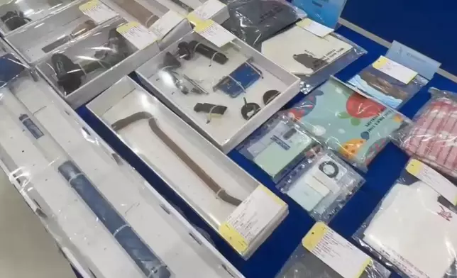 檢獲的證物。香港警察FB