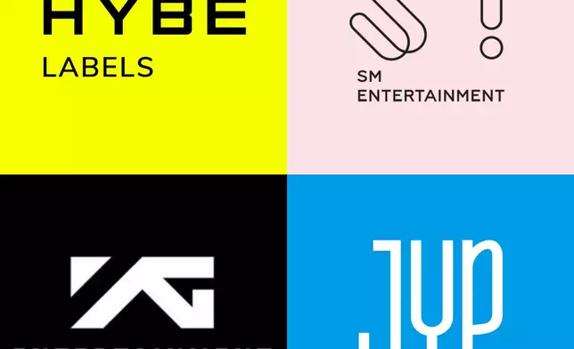 K-POP四大龍頭HYBE、SM、YG、JYP罕見合作。網上圖片