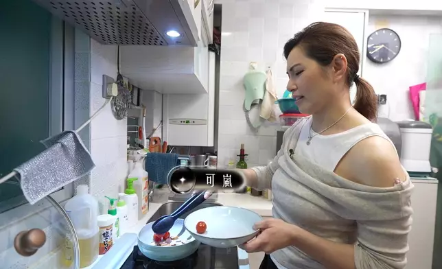 幾忙都好，可嵐會親自下廚煮給家人品嘗。