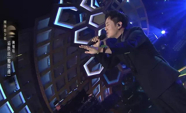 陳旭培深情獻唱《這麼近（那麼遠）》。