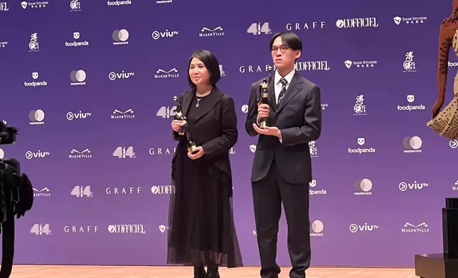 最佳編劇 - 江皓昕、錢小蕙《再見UFO》。巴士的報記者攝