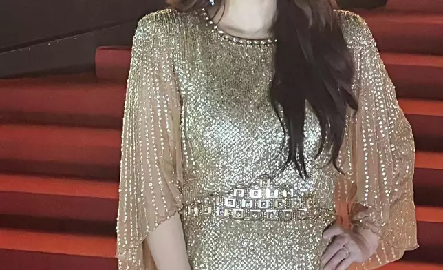 闊別影壇女星盛裝亮相，馬麗氣場十足行紅地氈。巴士的報記者攝