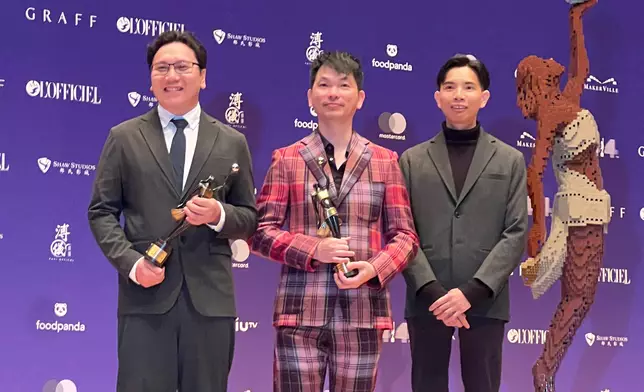 最佳視覺效果 - 伊諾、余日東、周劍鴻、黎子飛《風林火山》。巴士的報記者攝