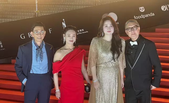 闊別影壇女星盛裝亮相，馬麗氣場十足行紅地氈。巴士的報記者攝