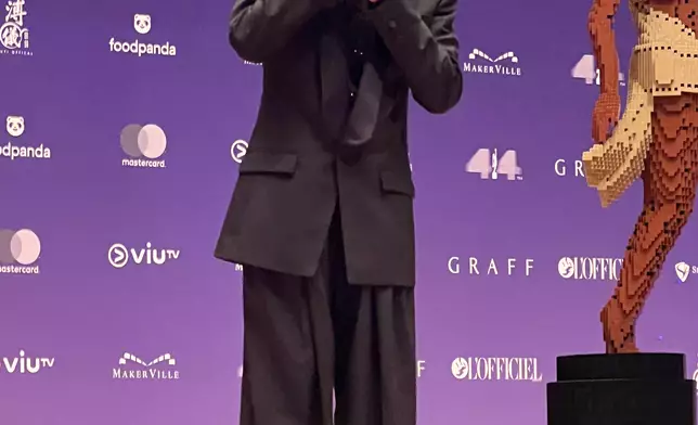 杜德偉憑《風林火山》奪得最佳男配角。巴士的報記者攝