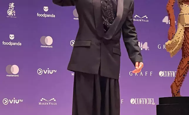 杜德偉憑《風林火山》奪得最佳男配角。巴士的報記者攝