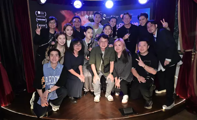 英皇電影特設after party祝賀Fish榮登影后。