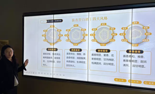 醬香型的白酒介紹。巴士的報記者攝