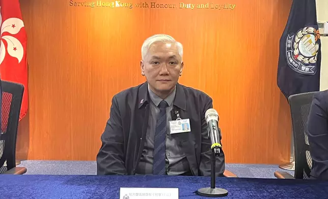 警方旺角警區刑事部總督察陳孟豪。