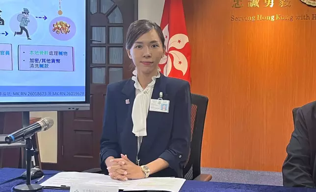 警方旺角警區情報組高級督察梅碧心。