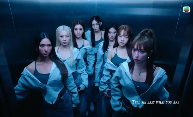 左前排起：蔡華英、倪嘉雯、宋宛穎、喬美莎 ；右前排起：穎喬、莊子璇、倪樂琳