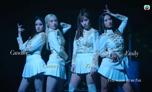 左起：王汛文、倪嘉雯、穎喬、蔡華英