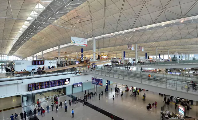 香港國際機場。政府圖片