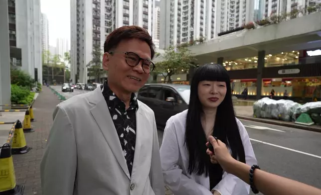 玄學家周漢明及囡囡風水設計師Thierry。